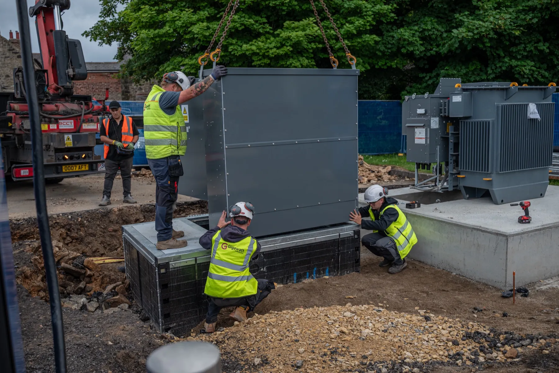 Building the Black Bull charging hub, Newcastle upon Tyne