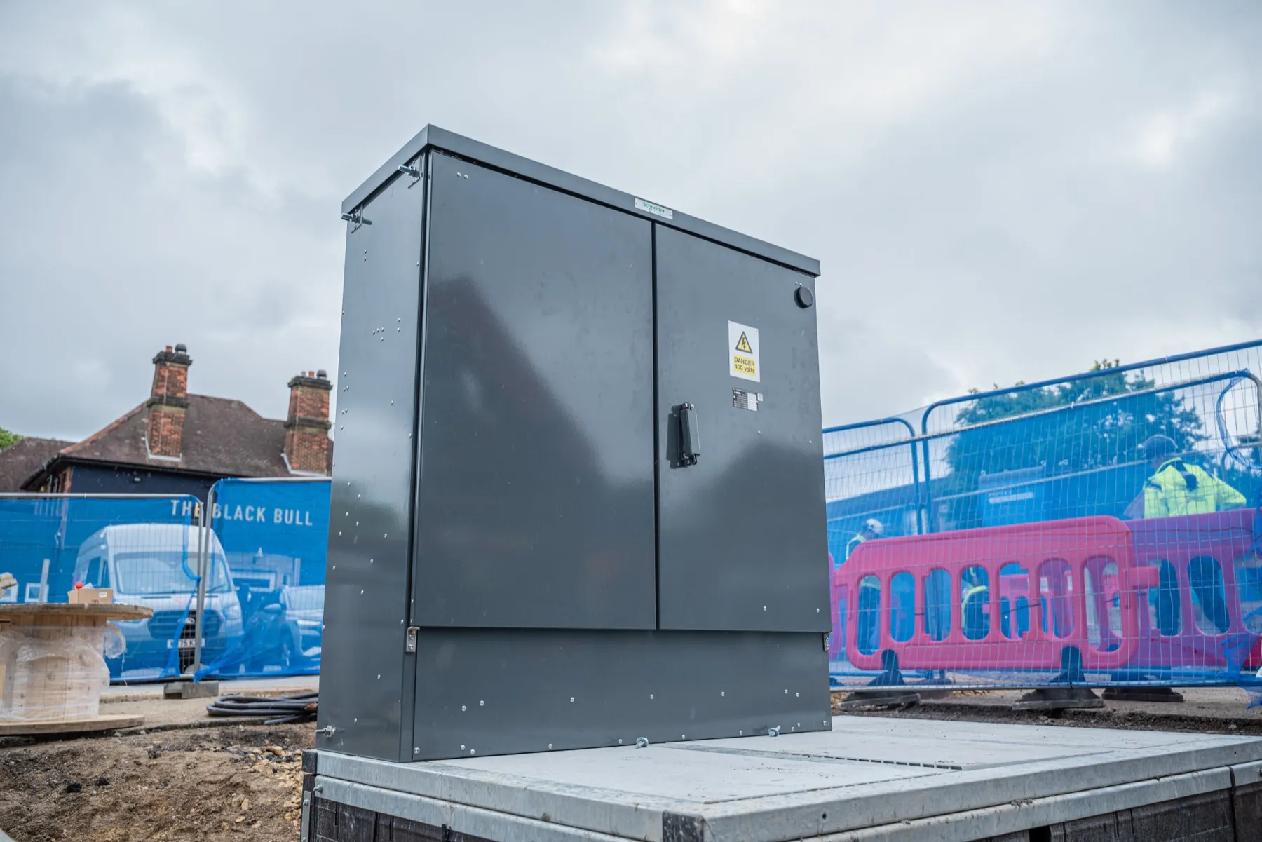 Building the Black Bull charging hub, Newcastle upon Tyne