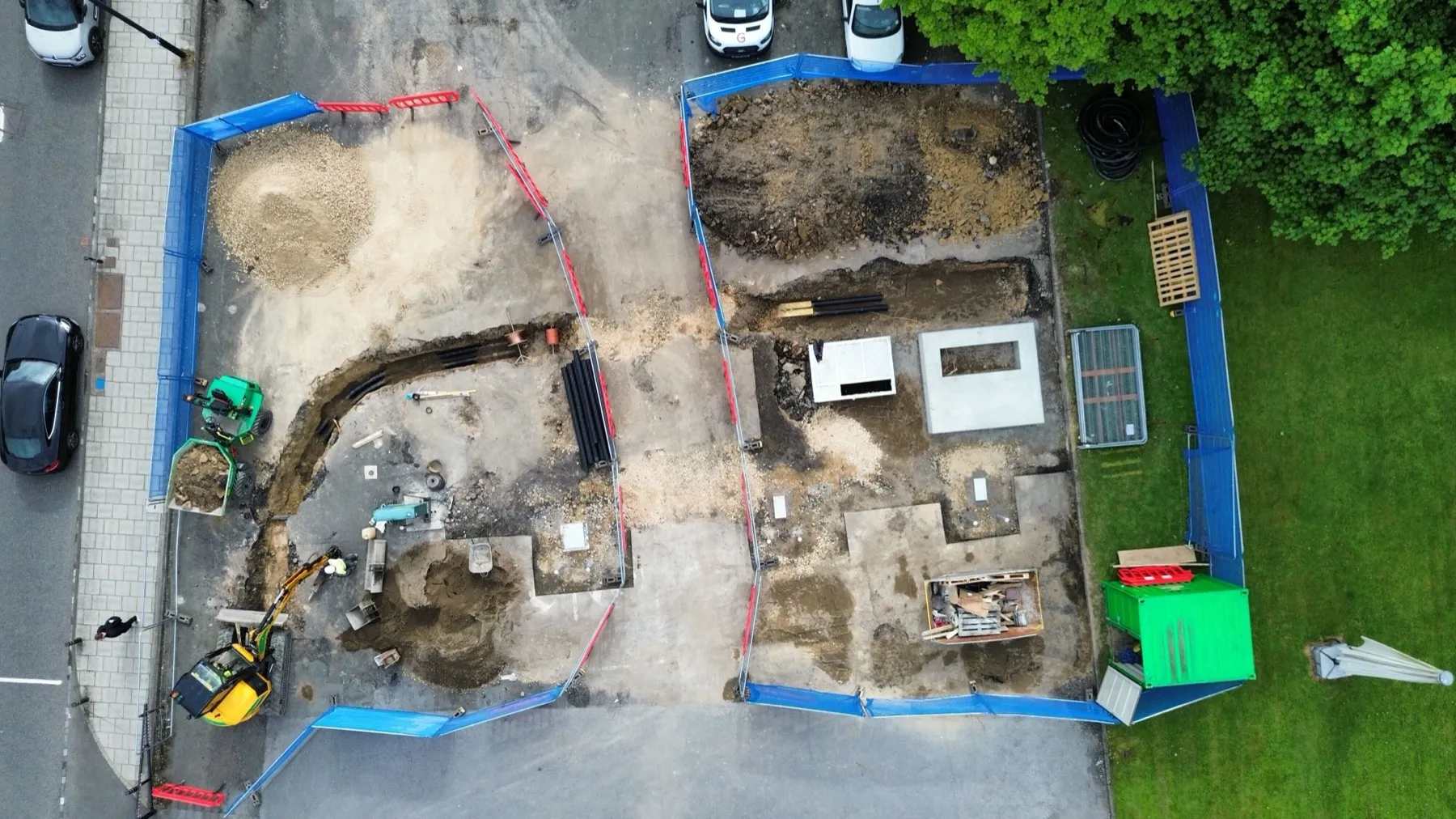 Building the Black Bull charging hub, Newcastle upon Tyne