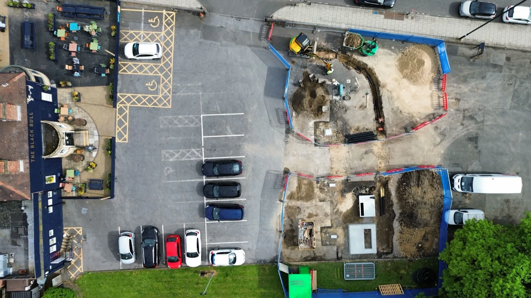 Building the Black Bull charging hub, Newcastle upon Tyne