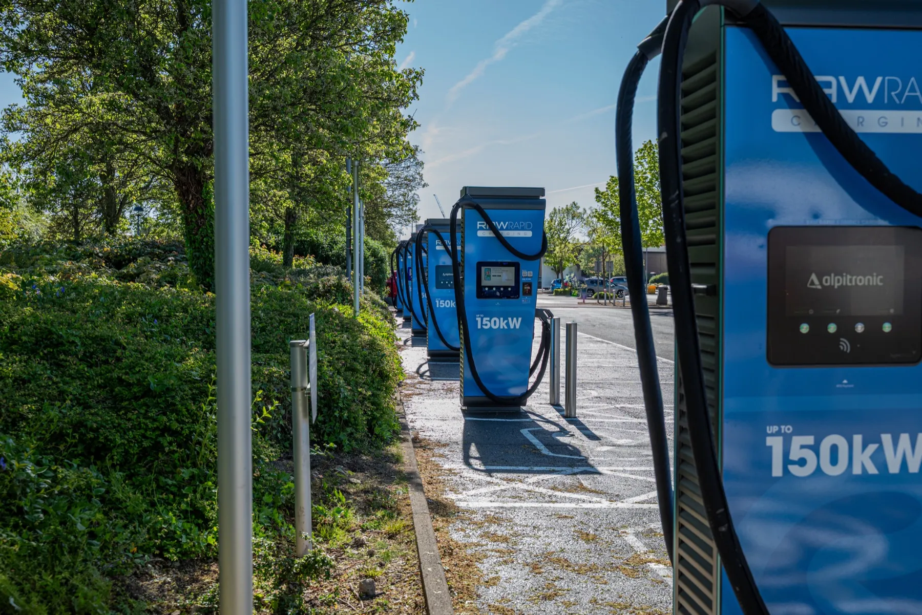 Cardigan Fields, EV charging hub, Leeds