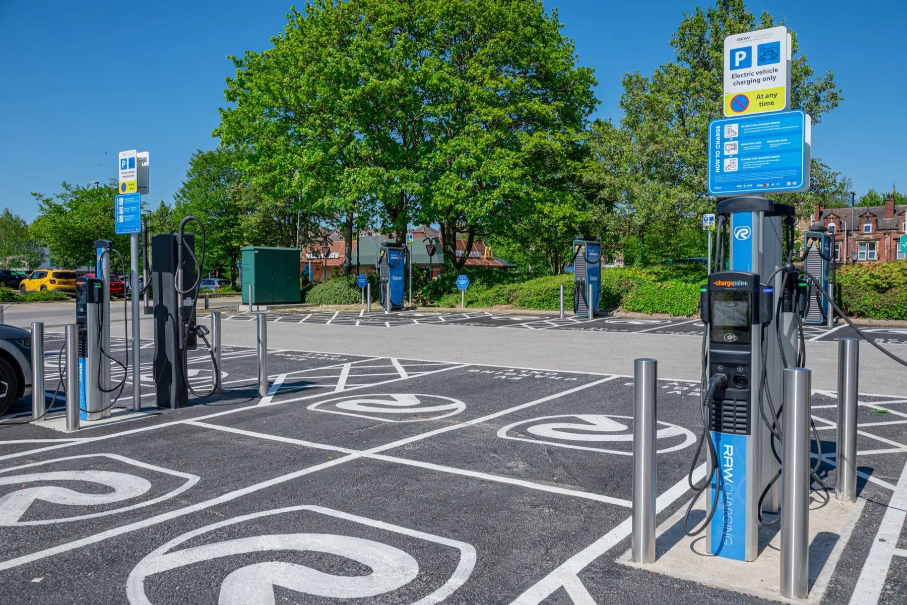 Cardigan Fields, EV charging hub, Leeds