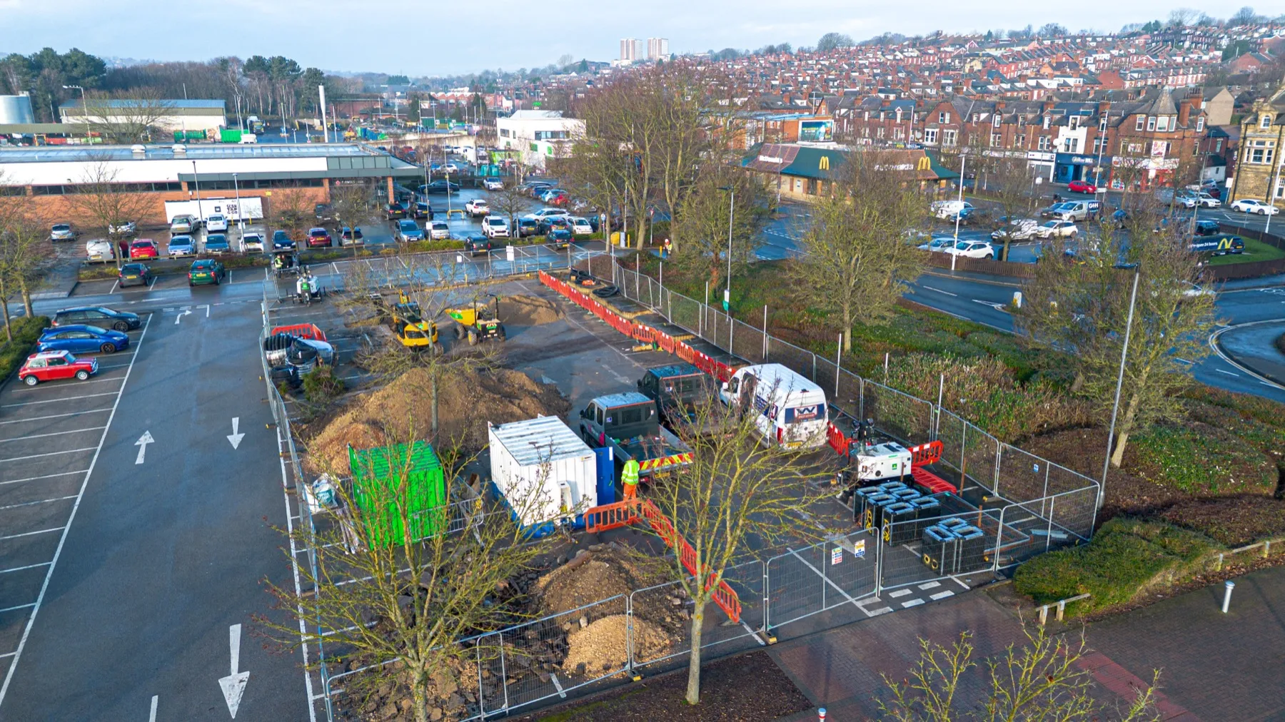Cardigan Fields, EV charging hub, Leeds