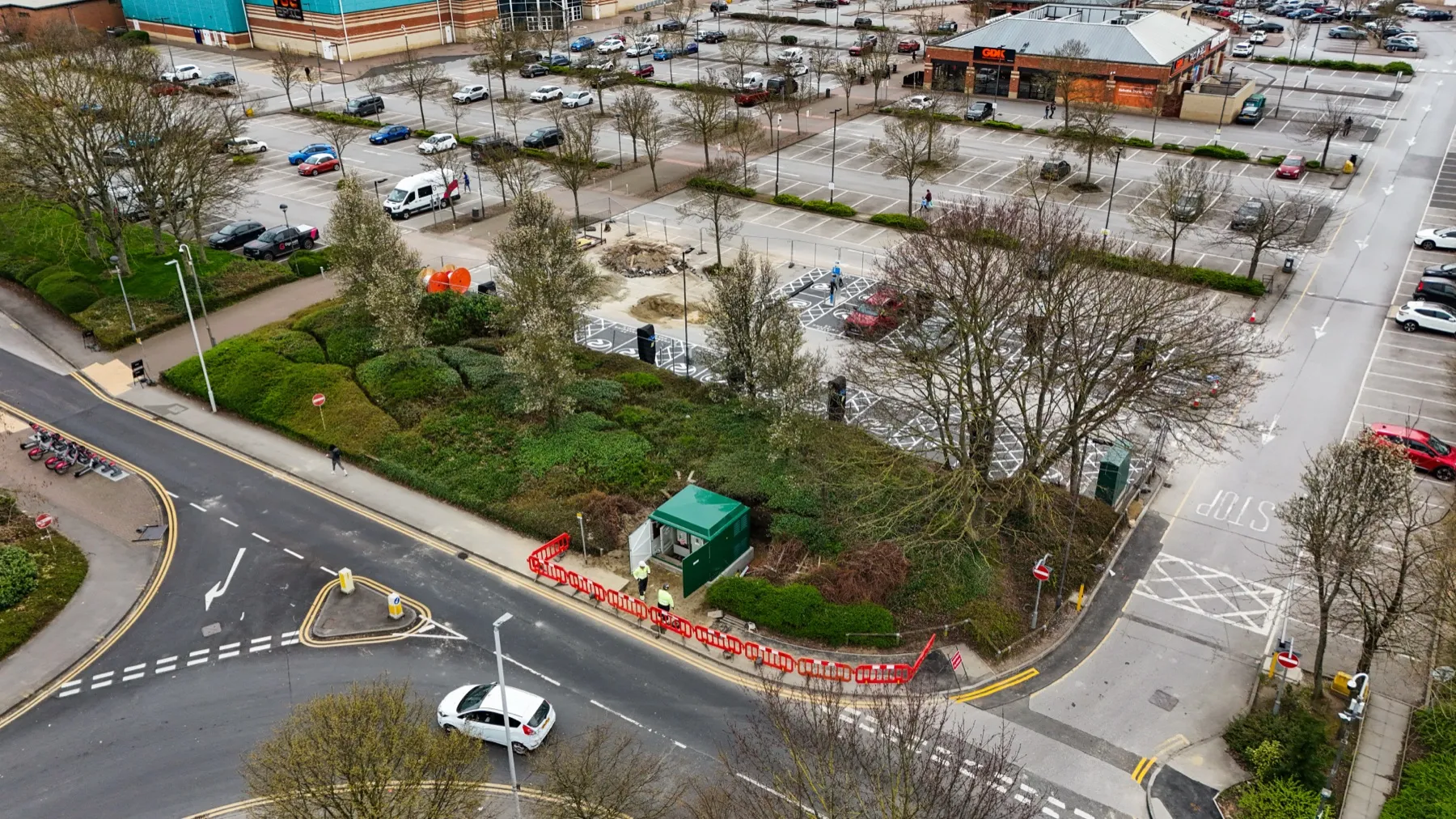 Cardigan Fields, EV charging hub, Leeds