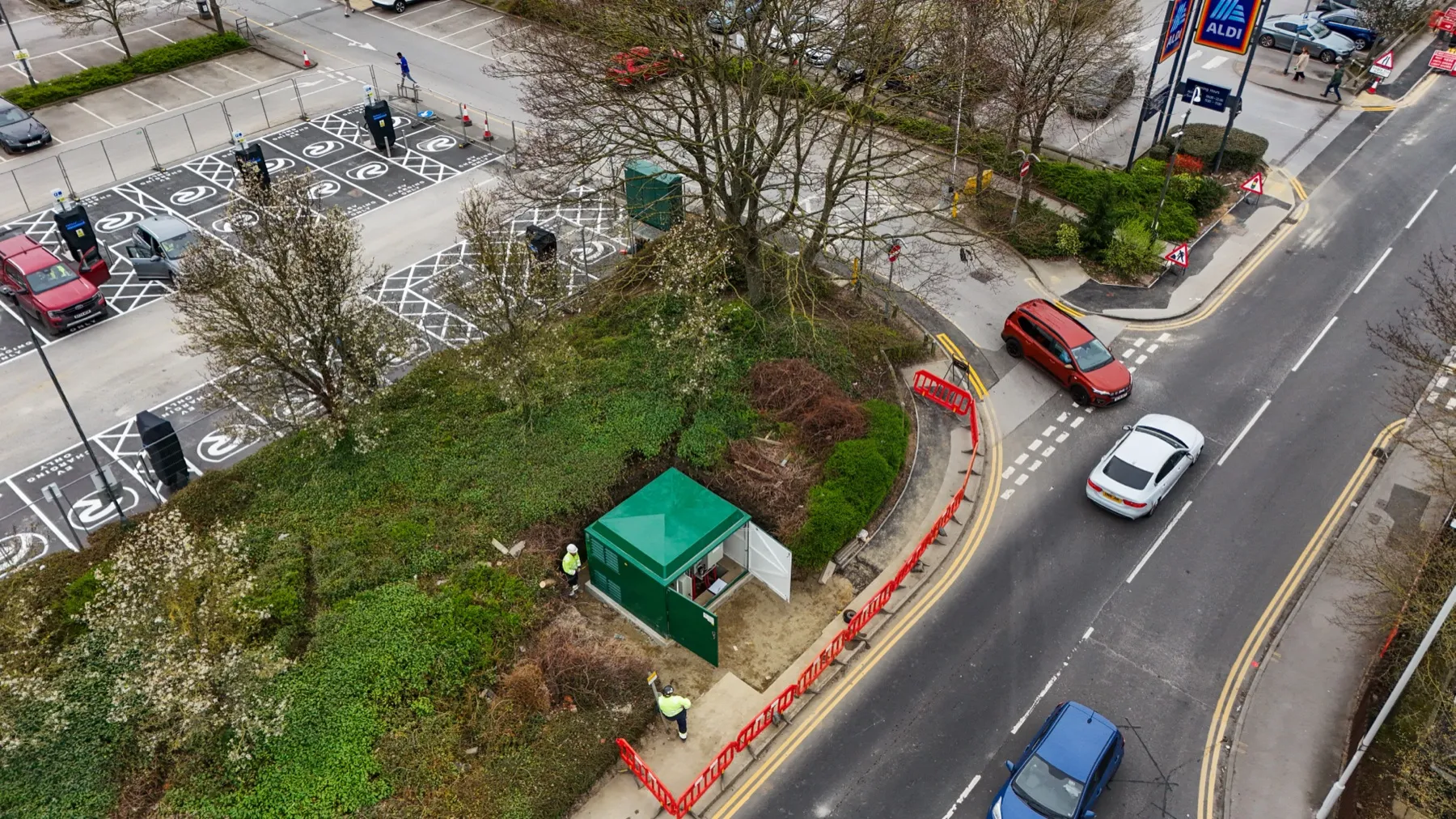 Cardigan Fields, EV charging hub, Leeds