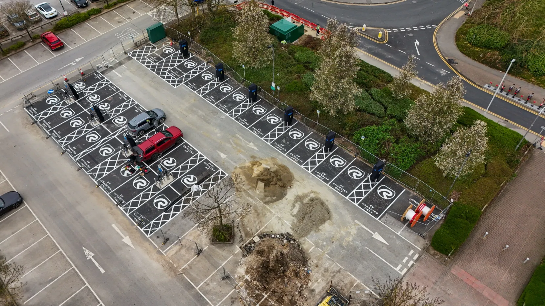 Cardigan Fields, EV charging hub, Leeds