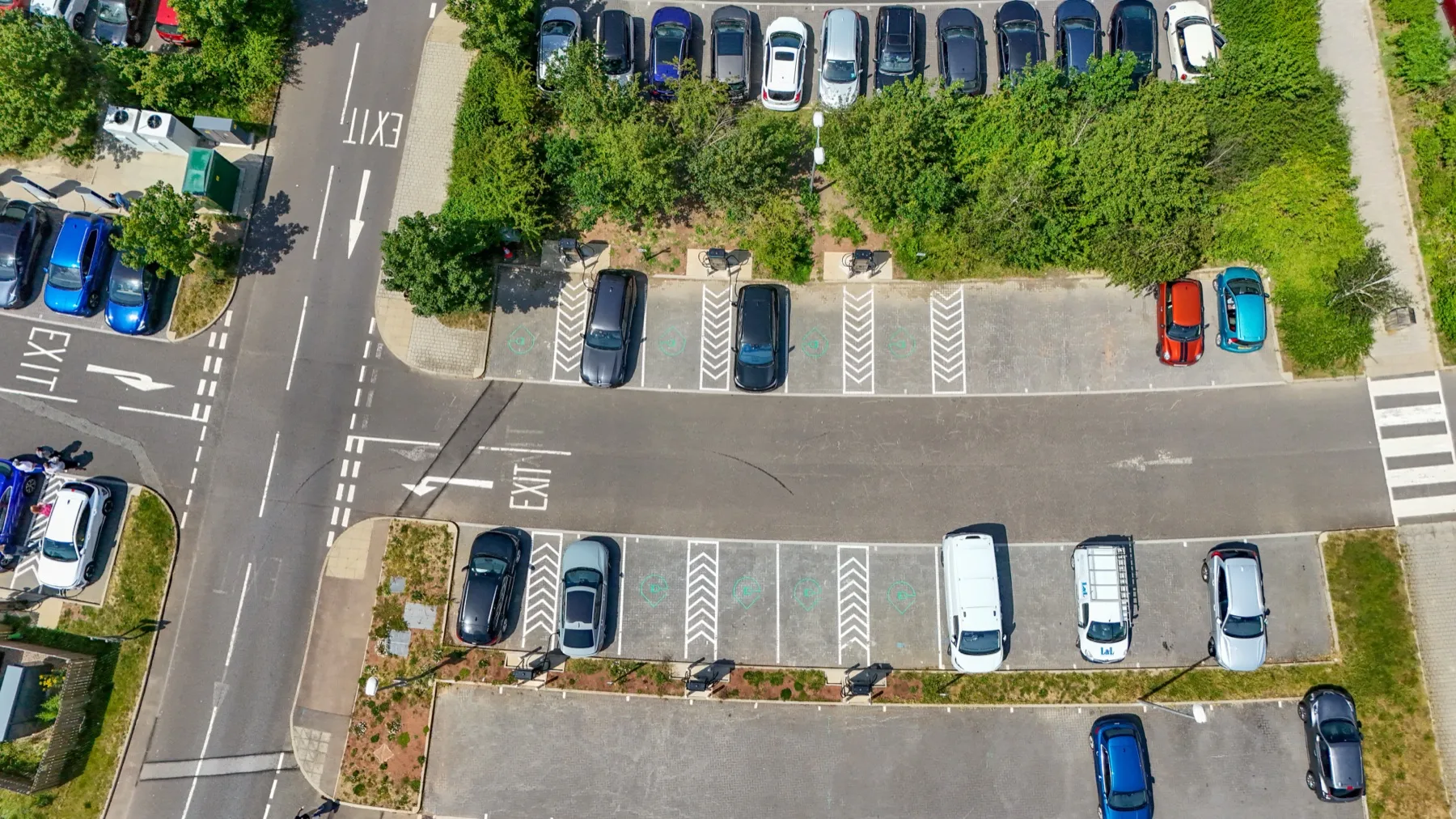 Gloucester Services northbound, EV charging hub