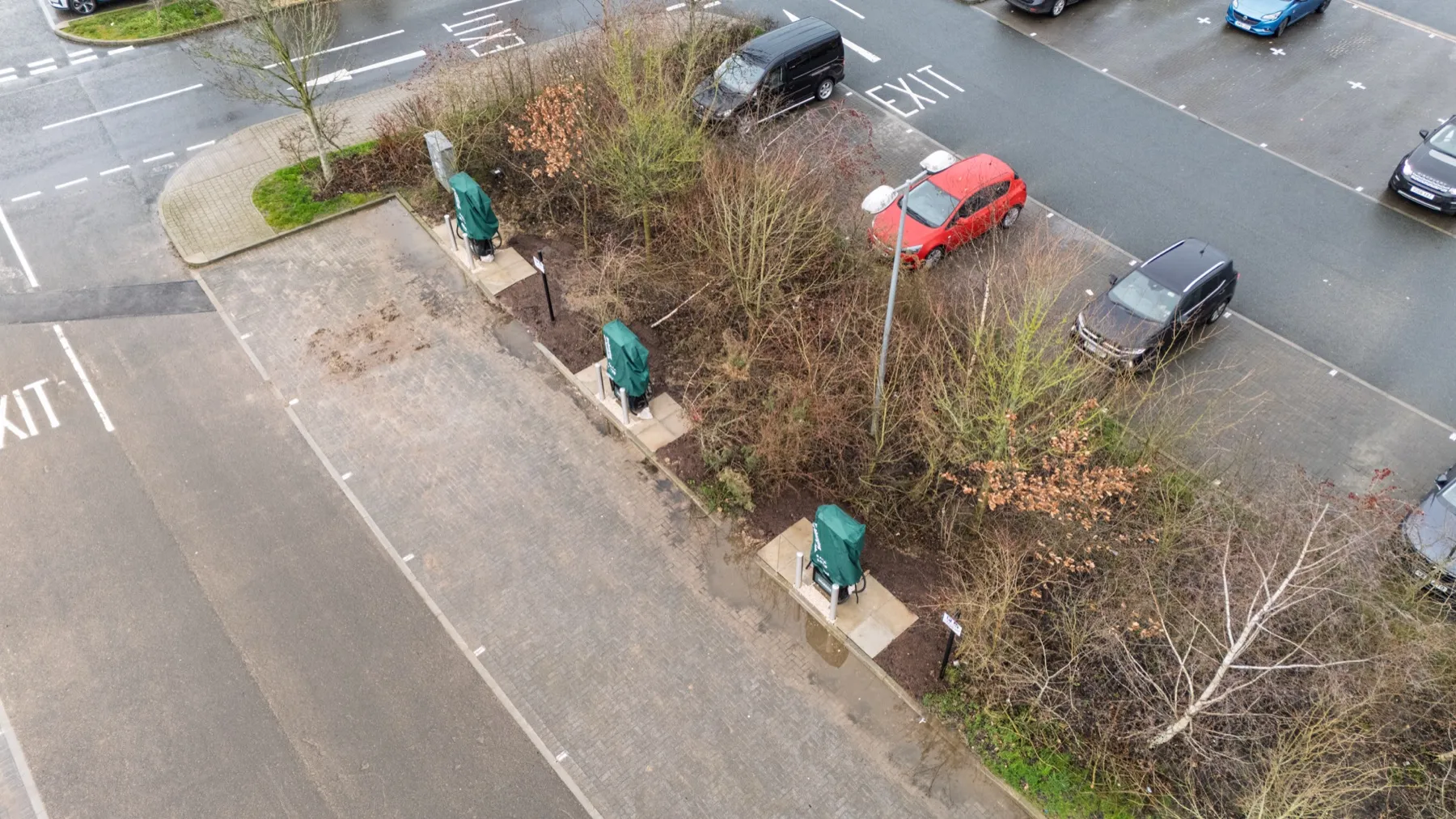 Gloucester Services northbound, EV charging hub