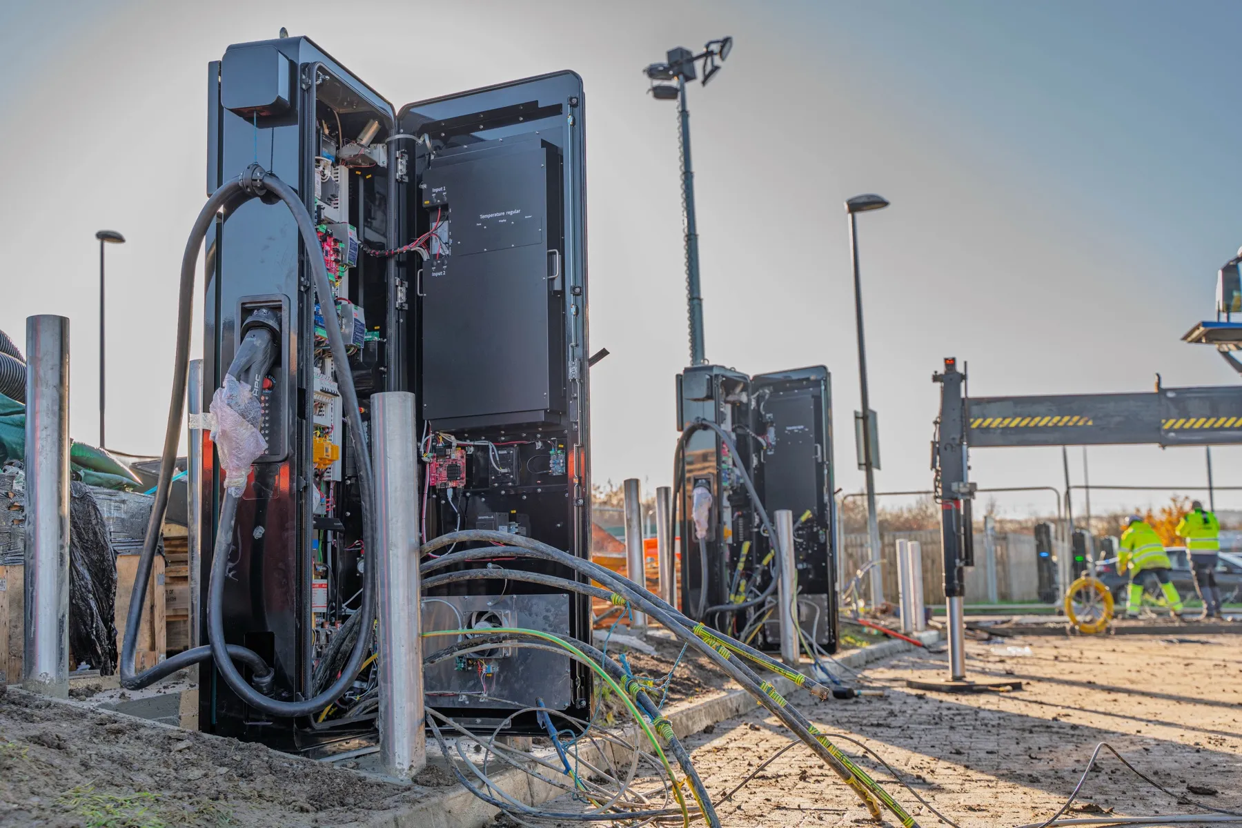 Gloucester Services northbound, EV charging hub