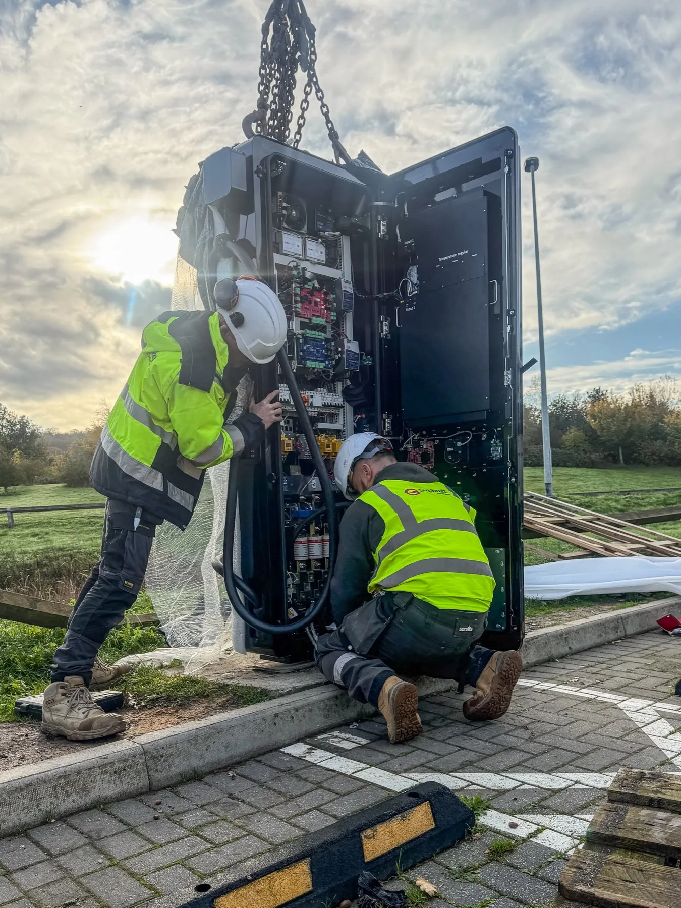 Gloucester Services northbound, EV charging hub