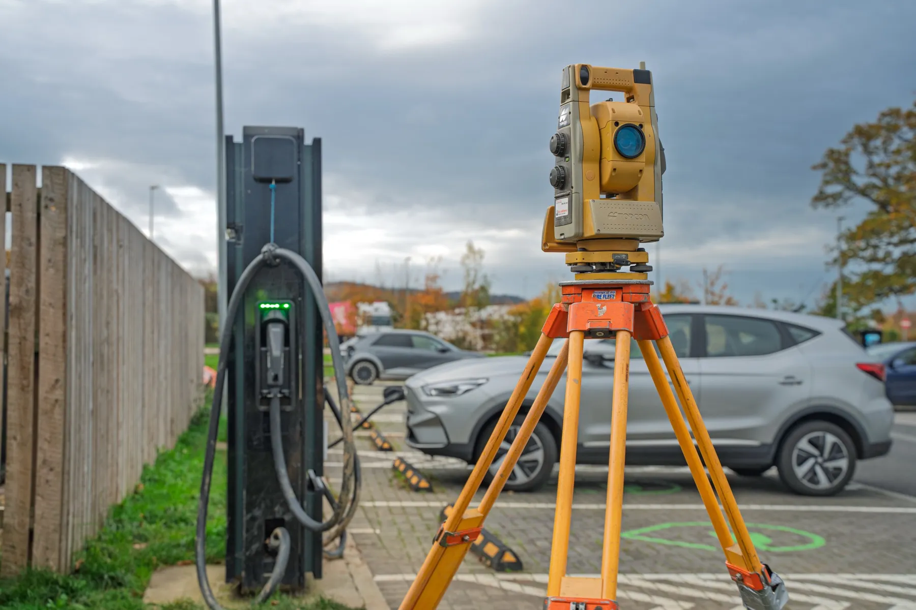 Gloucester Services northbound, EV charging hub