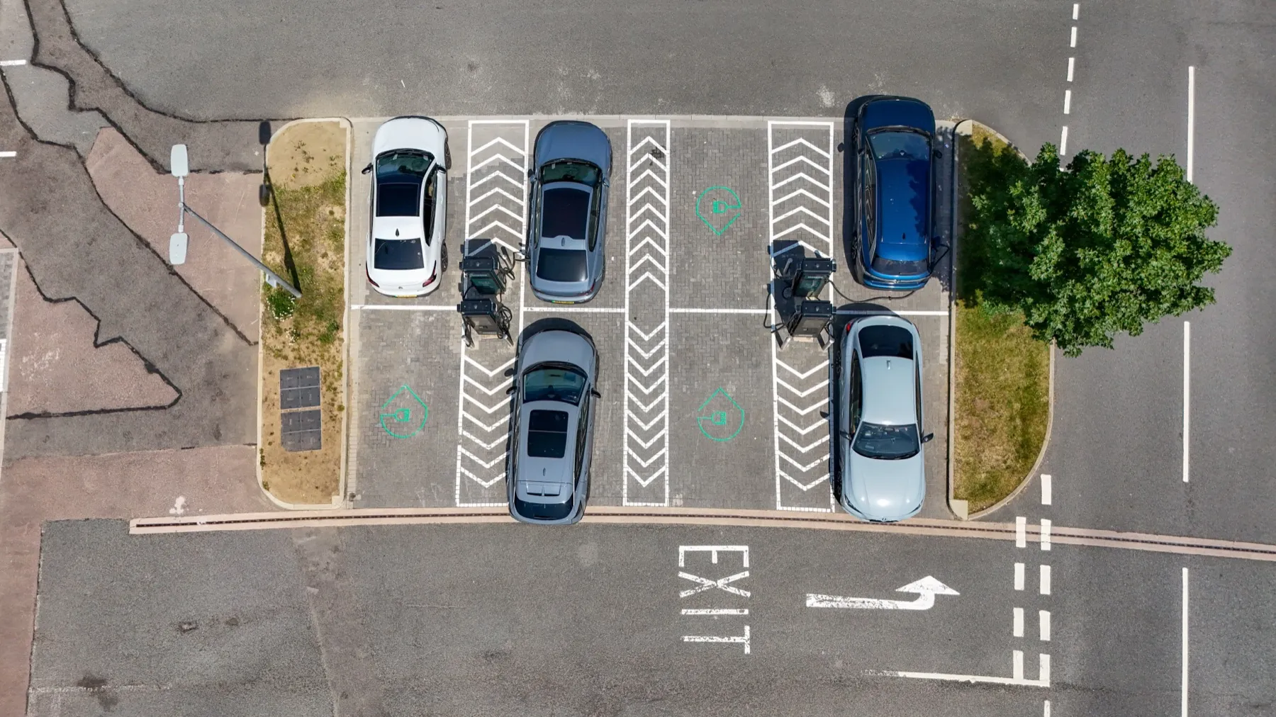 Gloucester Services southbound, EV charging hub