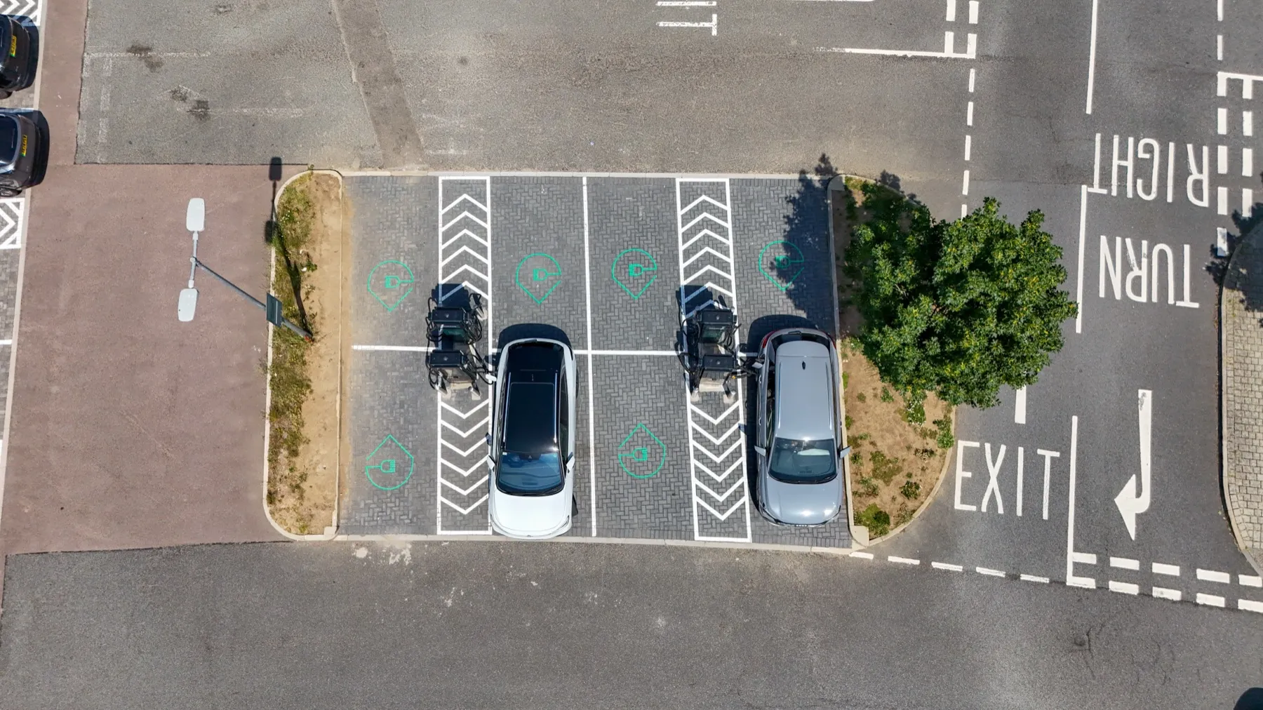 Gloucester Services southbound, EV charging hub