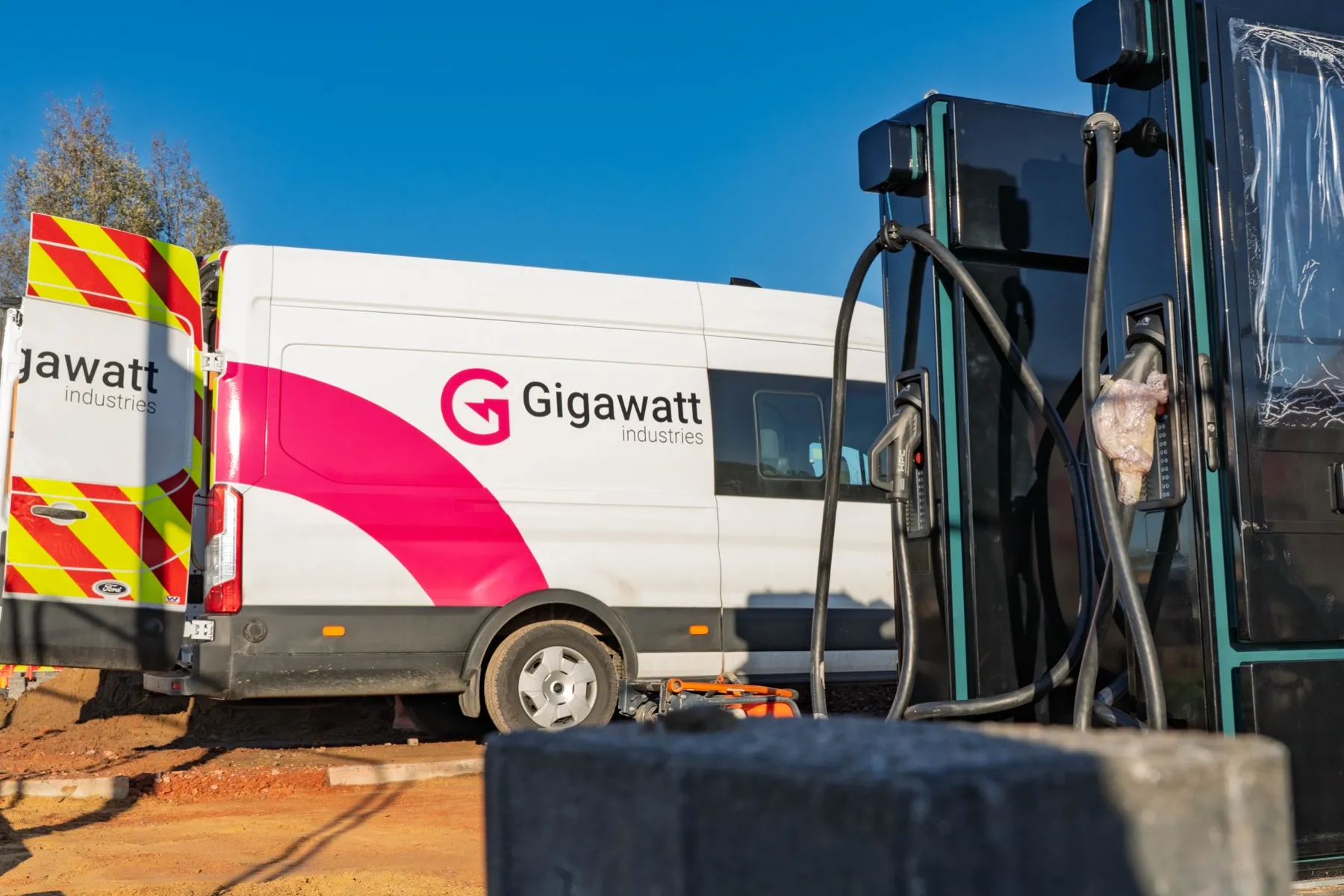 Gloucester Services southbound, EV charging hub