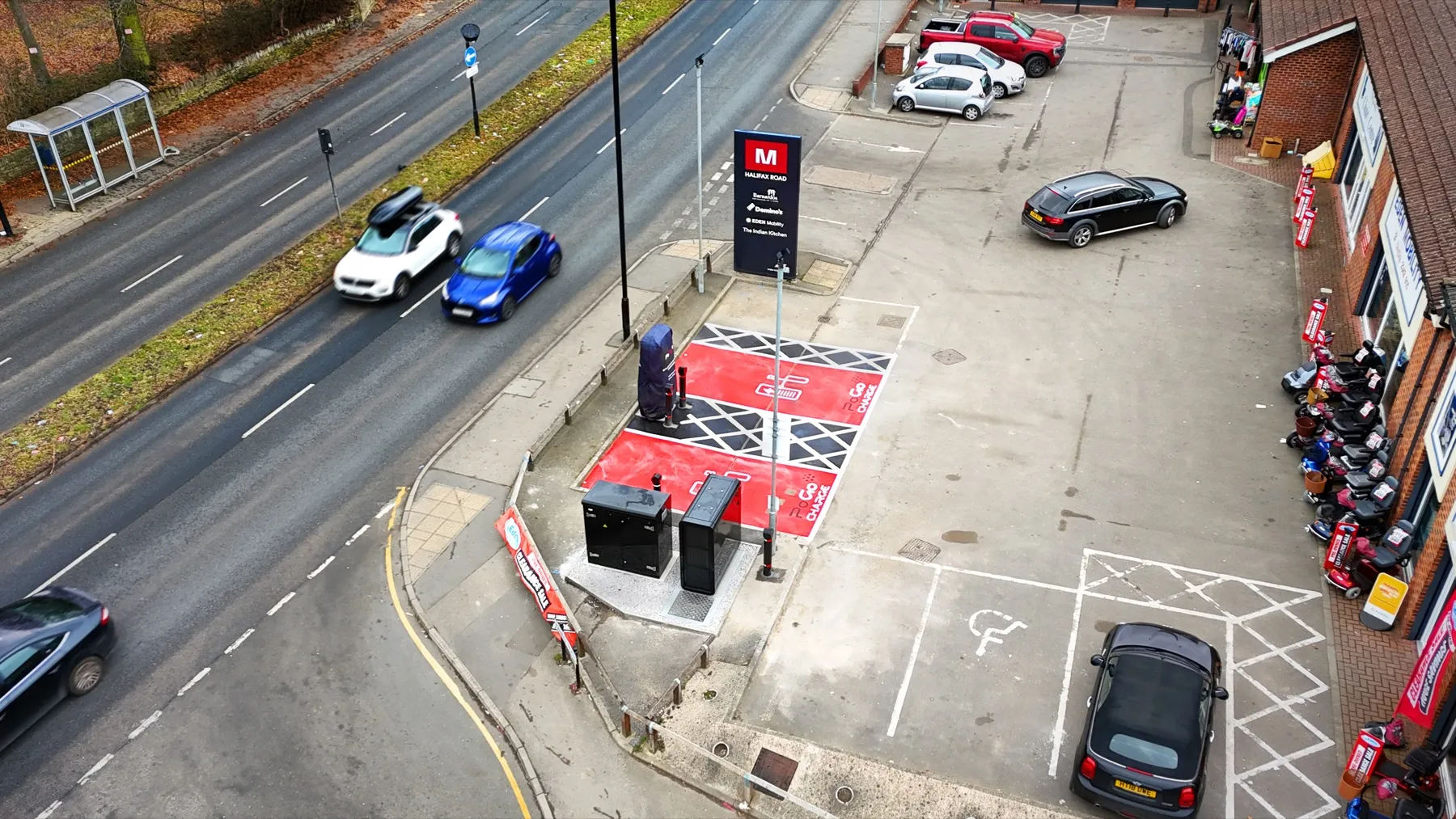 Halifax Road, Sheffield, 150kW rapid charging