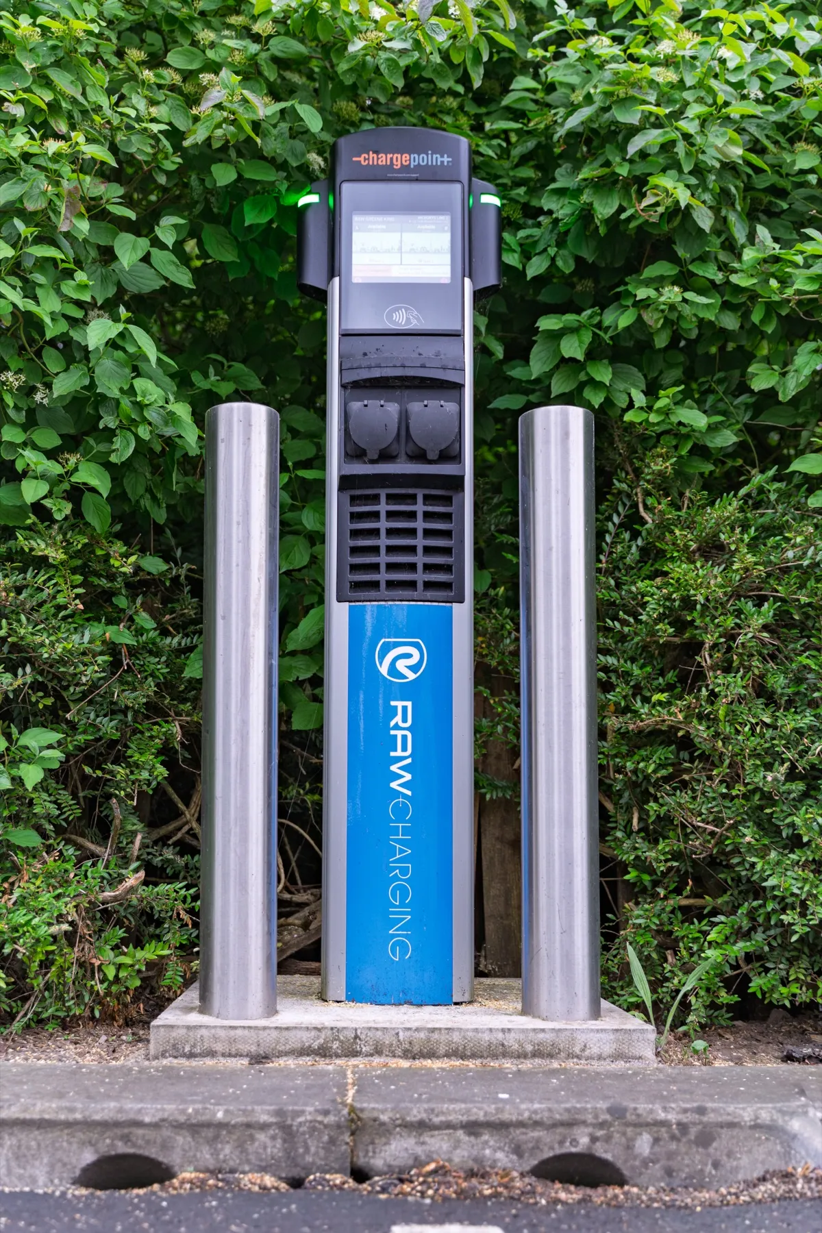 RAW Charging chargepoint unit, front on