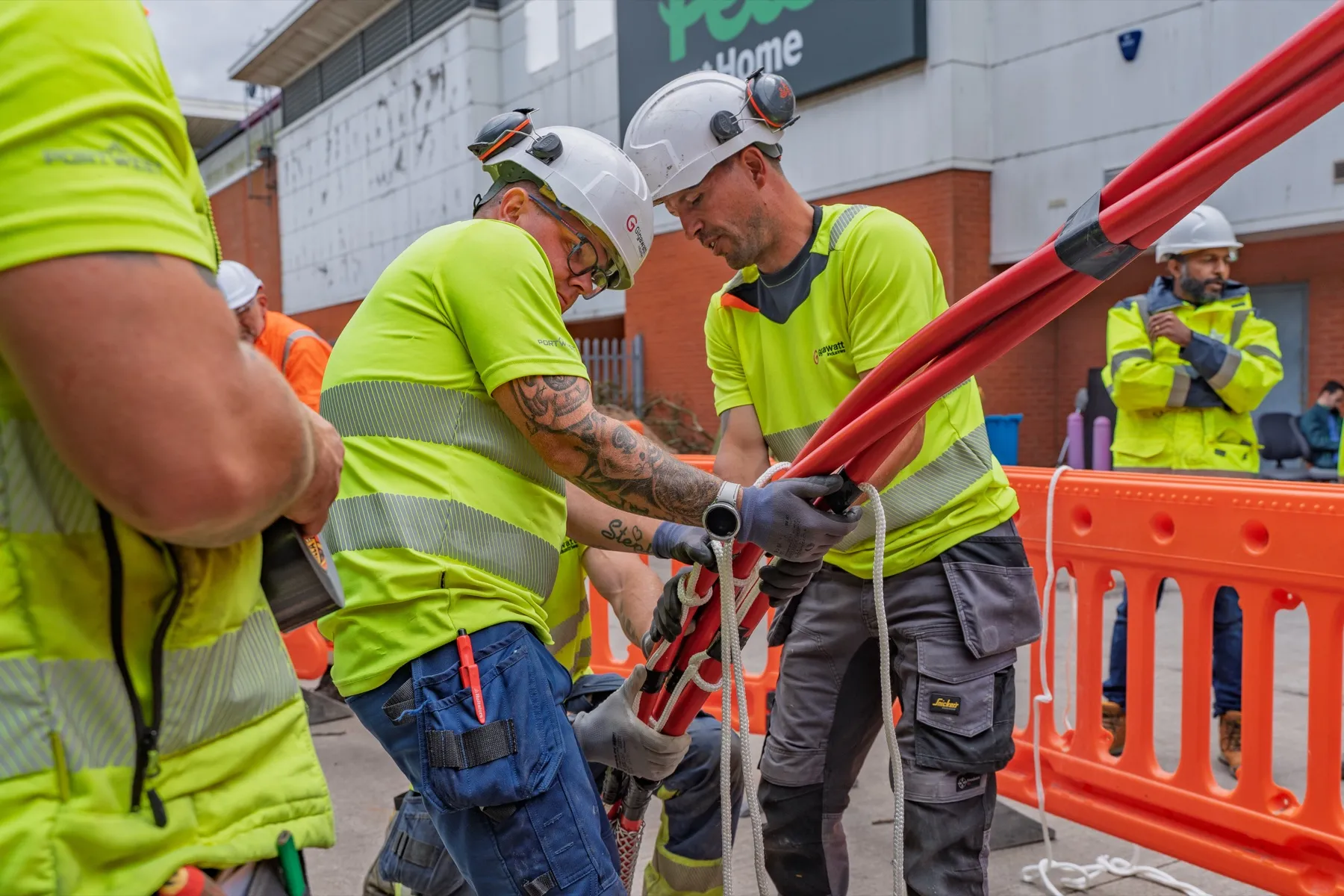 Hull Quays, enabling civils & connection works