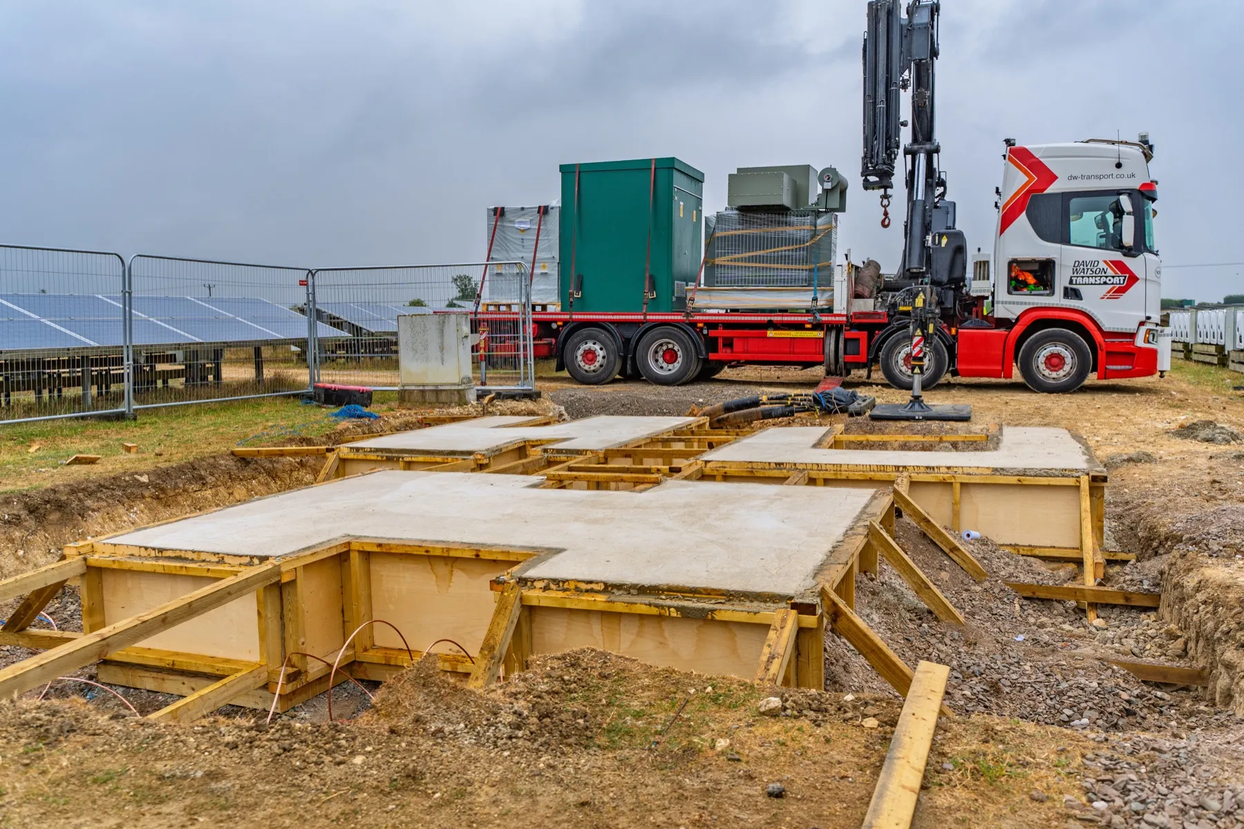 Littlewood Solar Farm, substation civils & groundworks