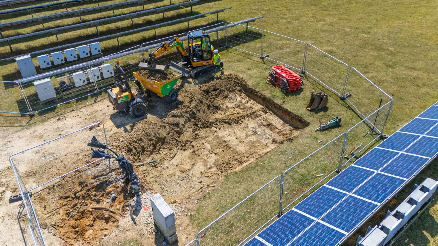Littlewood Solar Farm, substation civils & groundworks