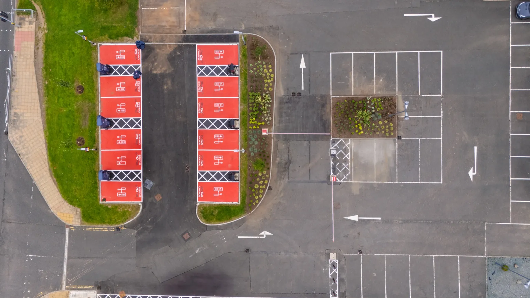 Livingston, The Centre, EV charging hub