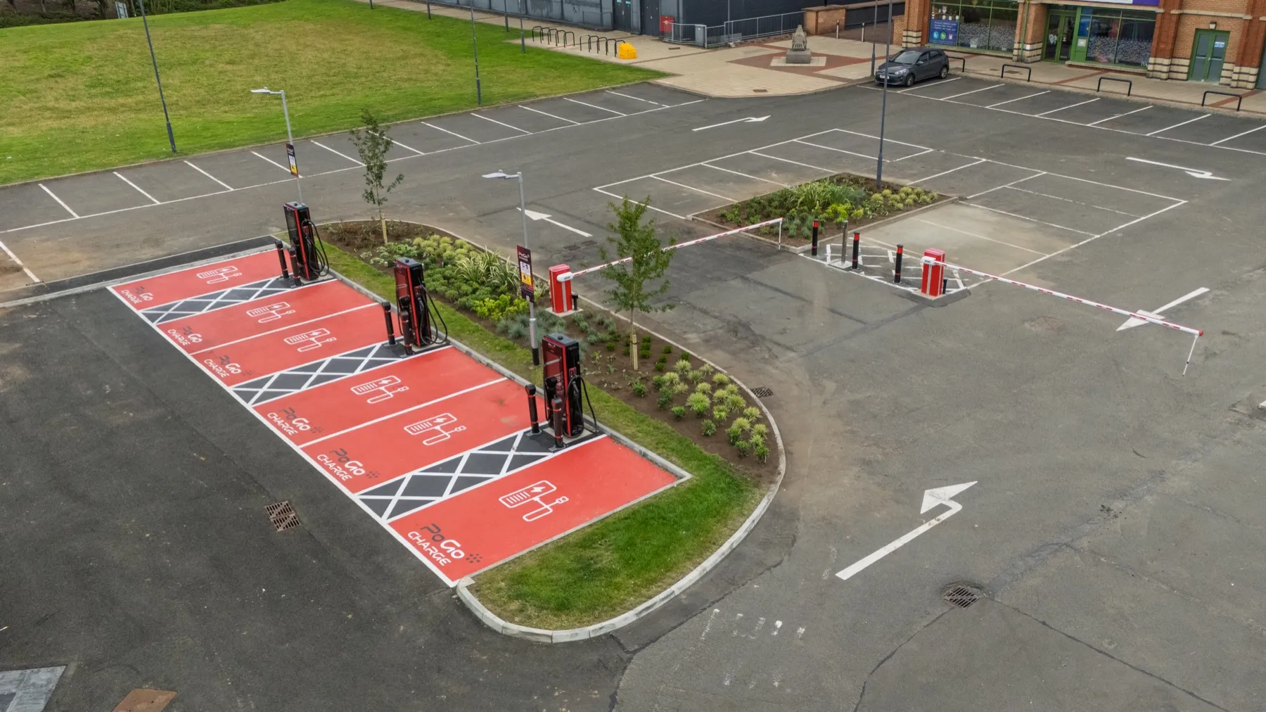 Livingston, The Centre, EV charging hub