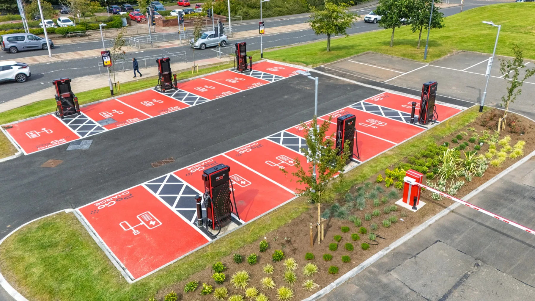 Livingston, The Centre, EV charging hub