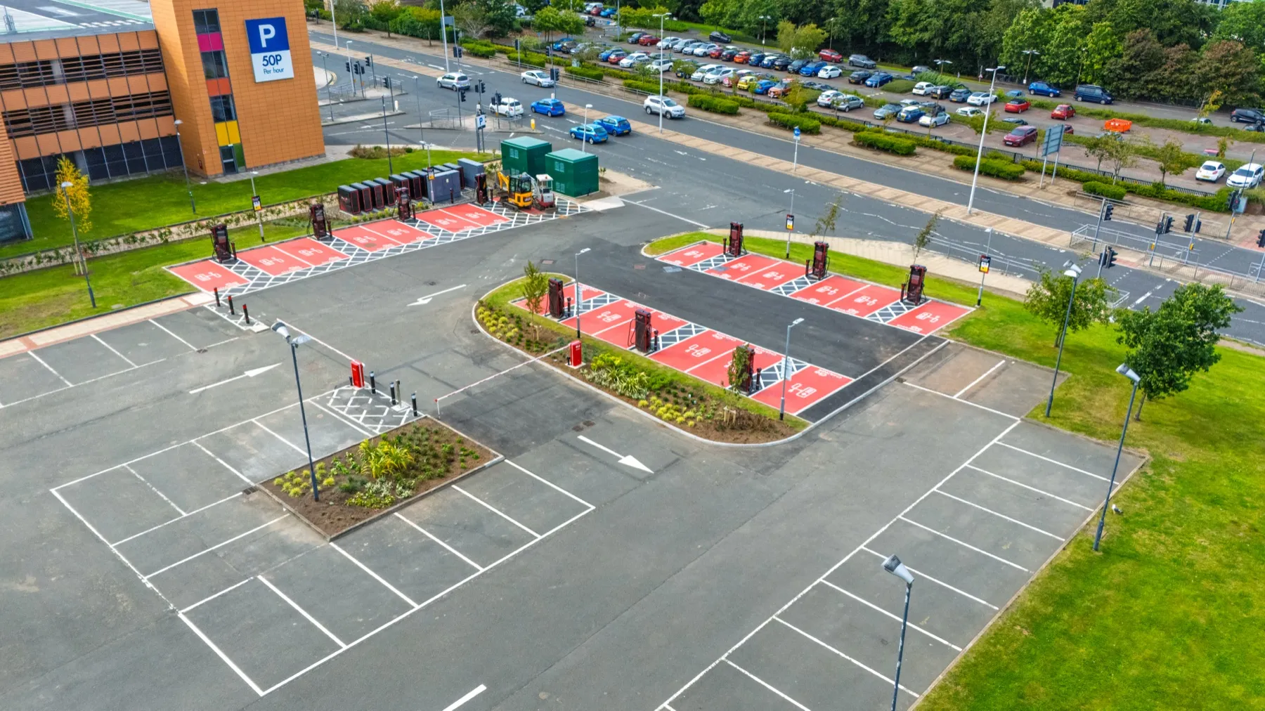 Livingston, The Centre, EV charging hub