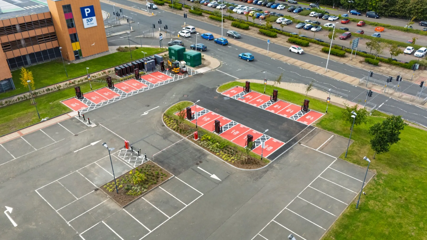 Livingston, The Centre, EV charging hub