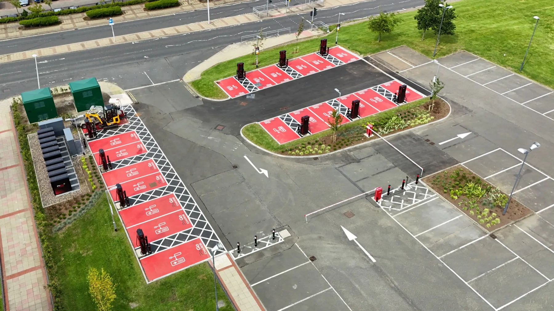 Livingston, The Centre, EV charging hub