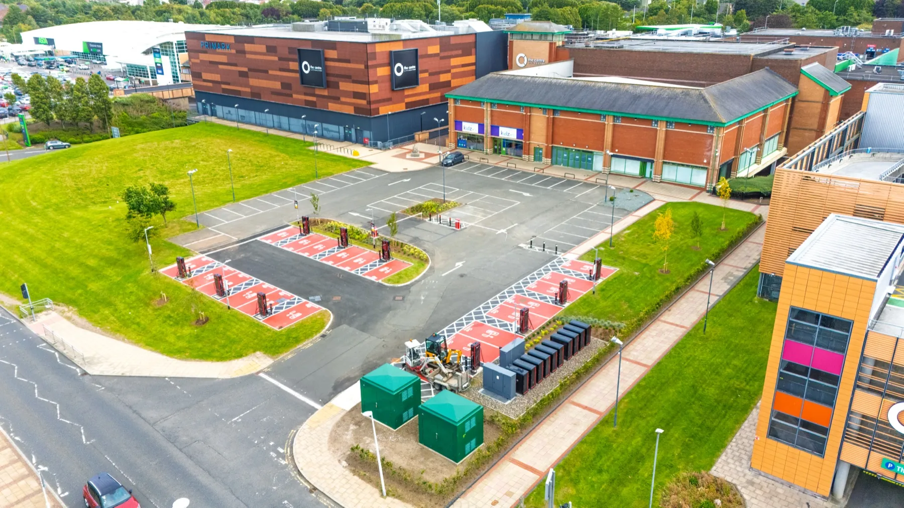 Livingston, The Centre, EV charging hub