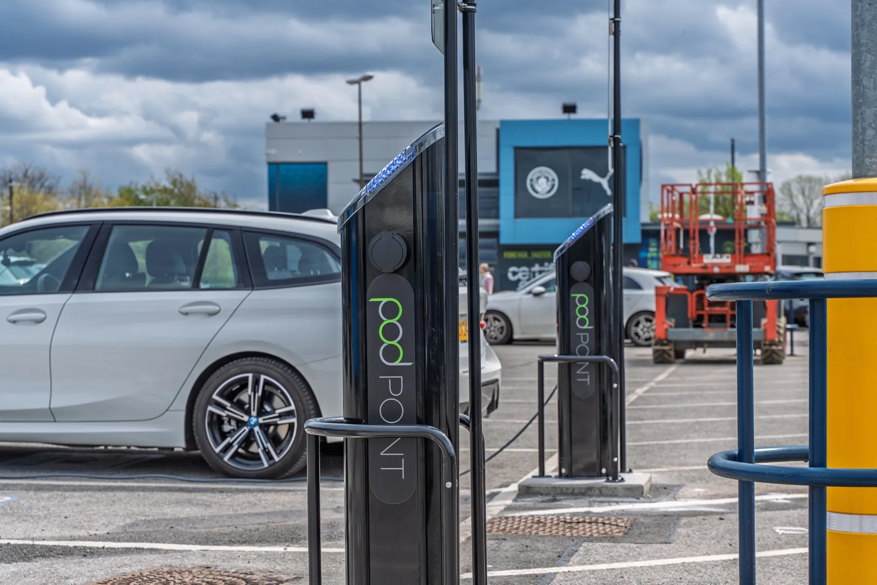 Manchester Etihad Stadium, workplace EV charging