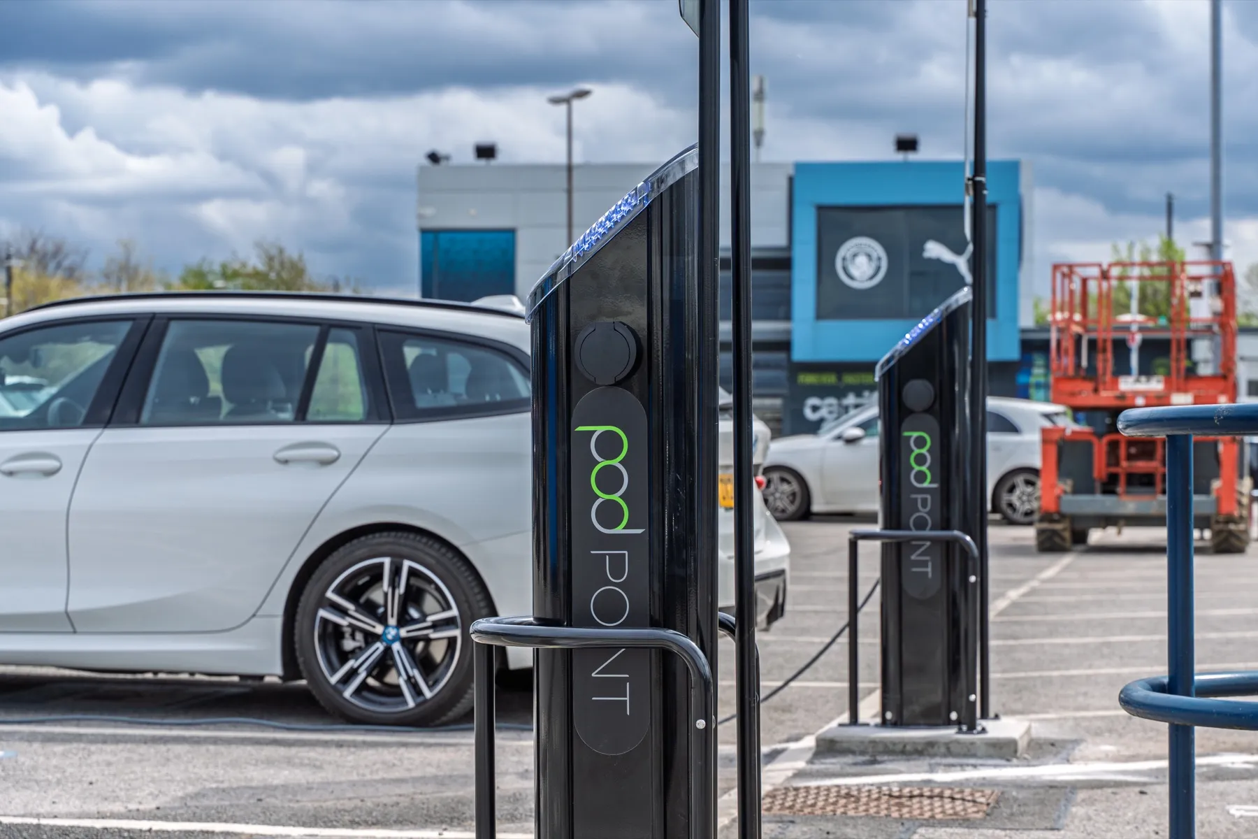 Manchester Etihad Stadium, workplace EV charging
