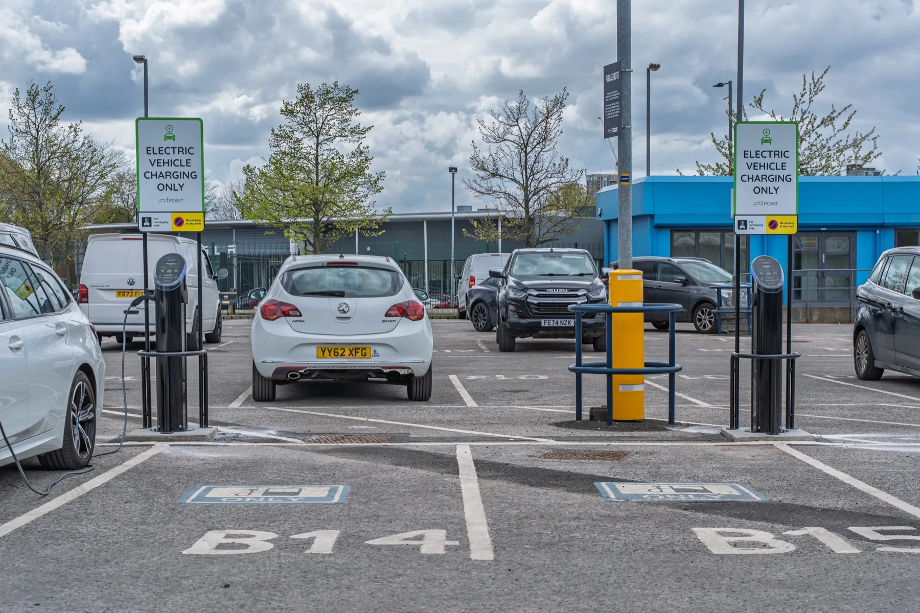 Manchester Etihad Stadium, workplace EV charging