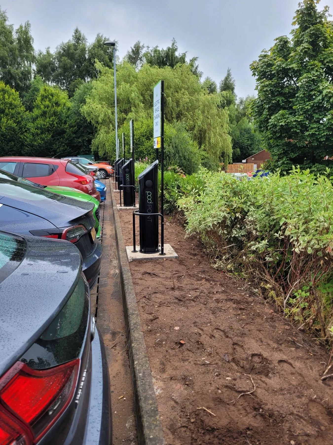 Sherwood Hospital, EV charging for staff and visitors