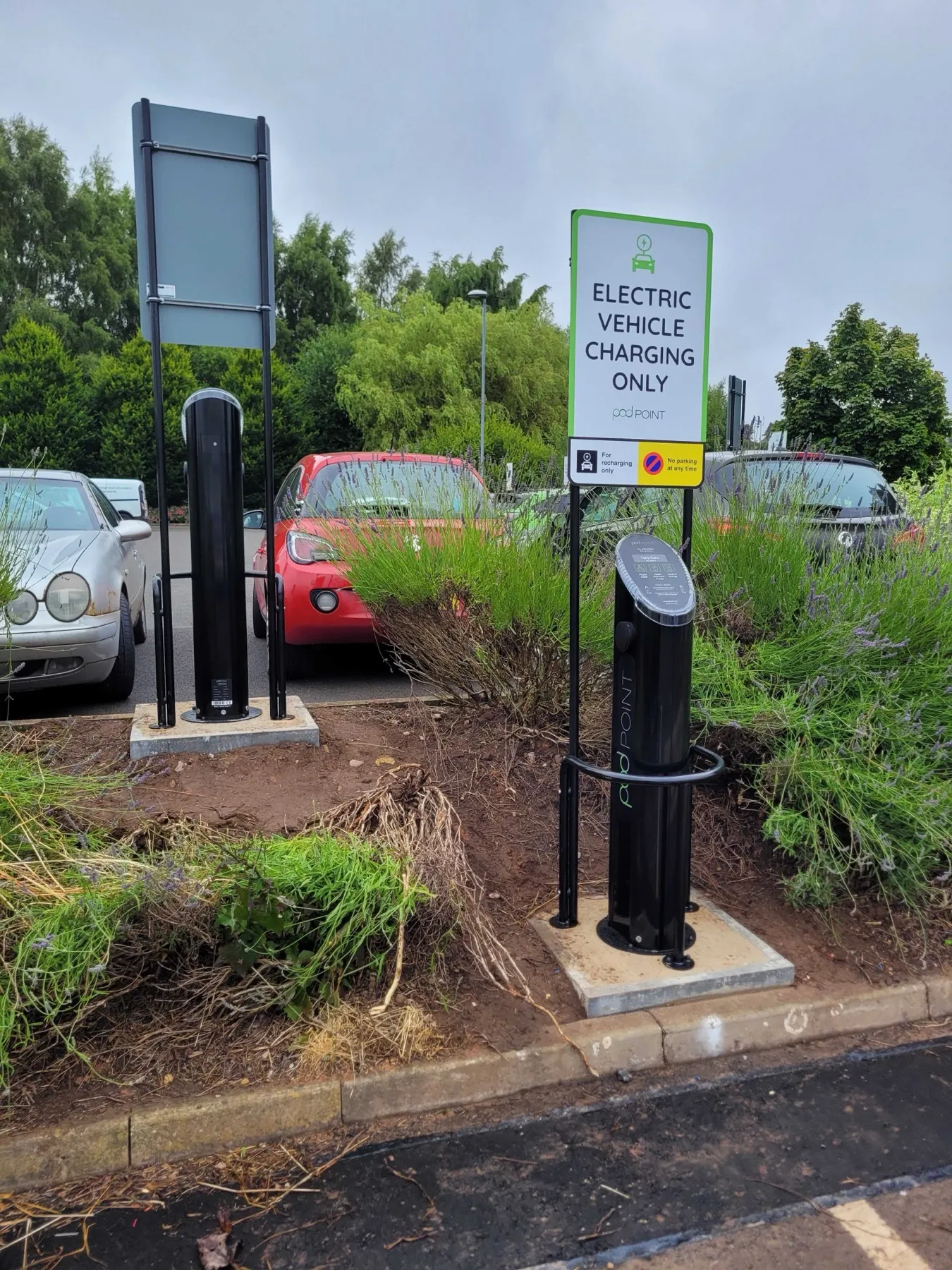 Sherwood Hospital, EV charging for staff and visitors