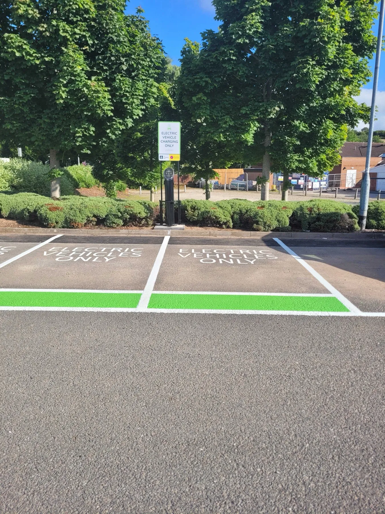 Sherwood Hospital, EV charging for staff and visitors