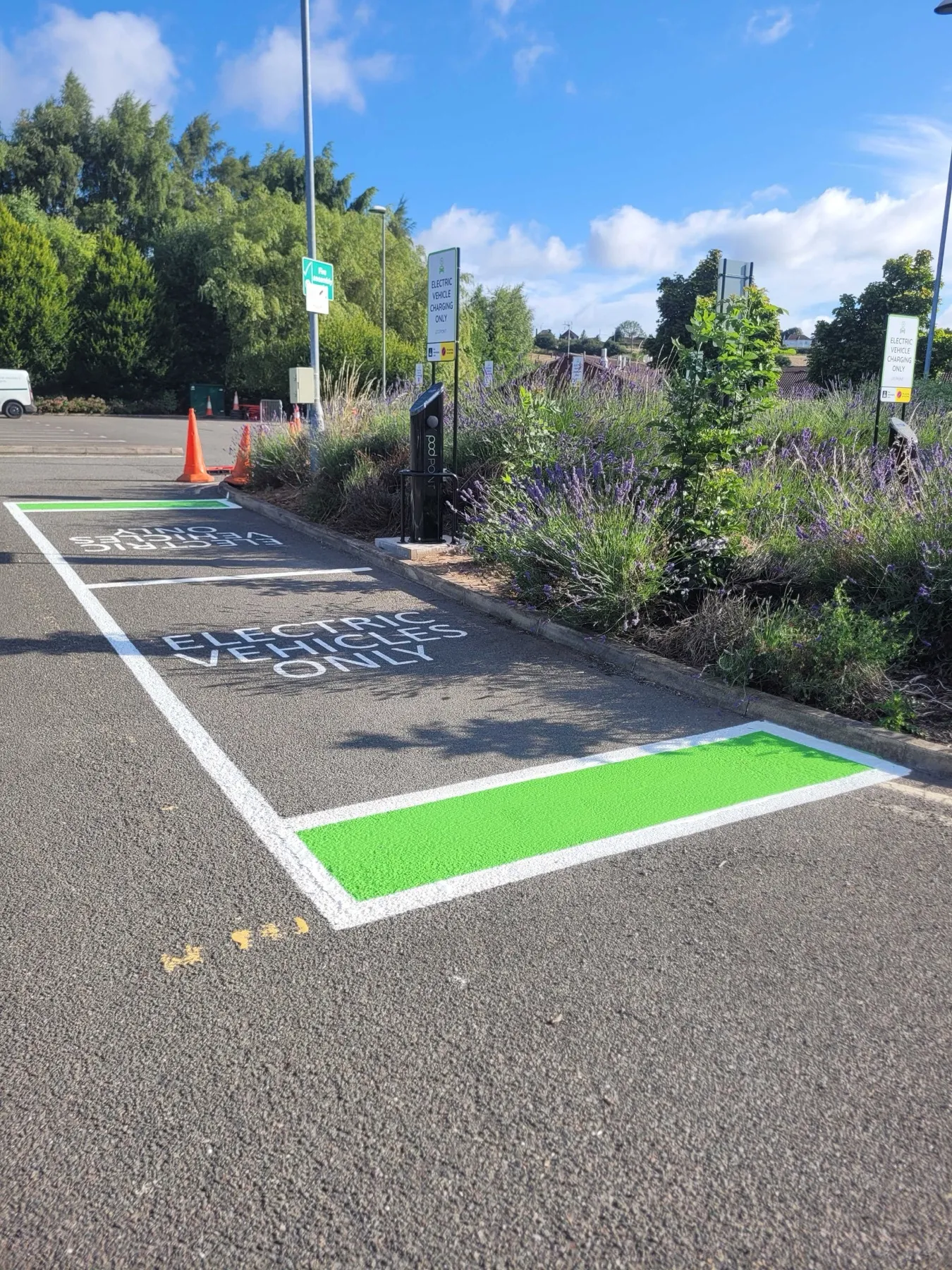 Sherwood Hospital, EV charging for staff and visitors