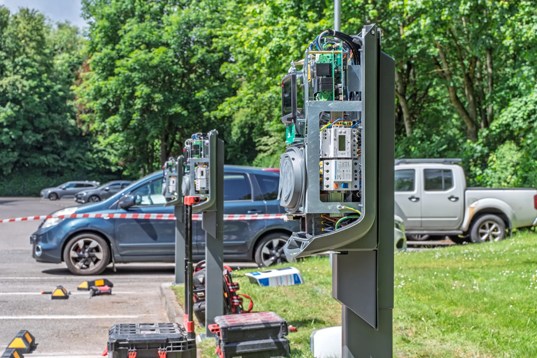 Toyota Material Handling, MER EV charging installation
