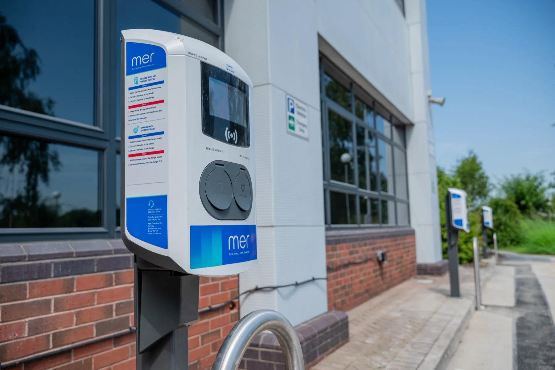 Toyota Material Handling, MER EV charging installation