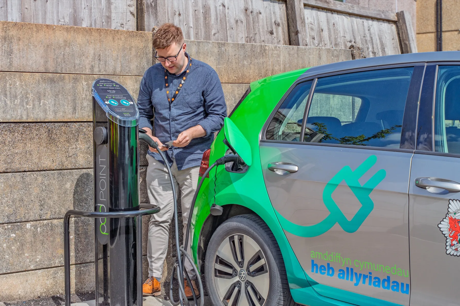 Mid & West Wales Fire and Rescue, EV charging