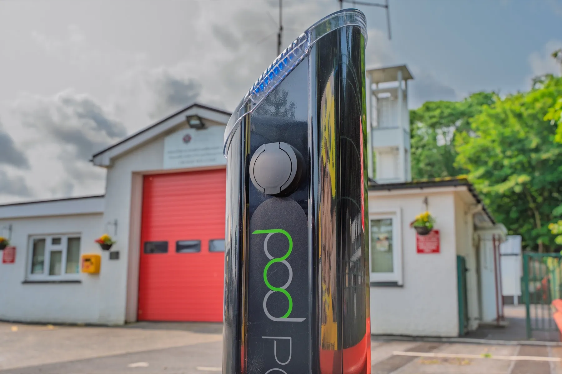 Mid & West Wales Fire and Rescue, EV charging