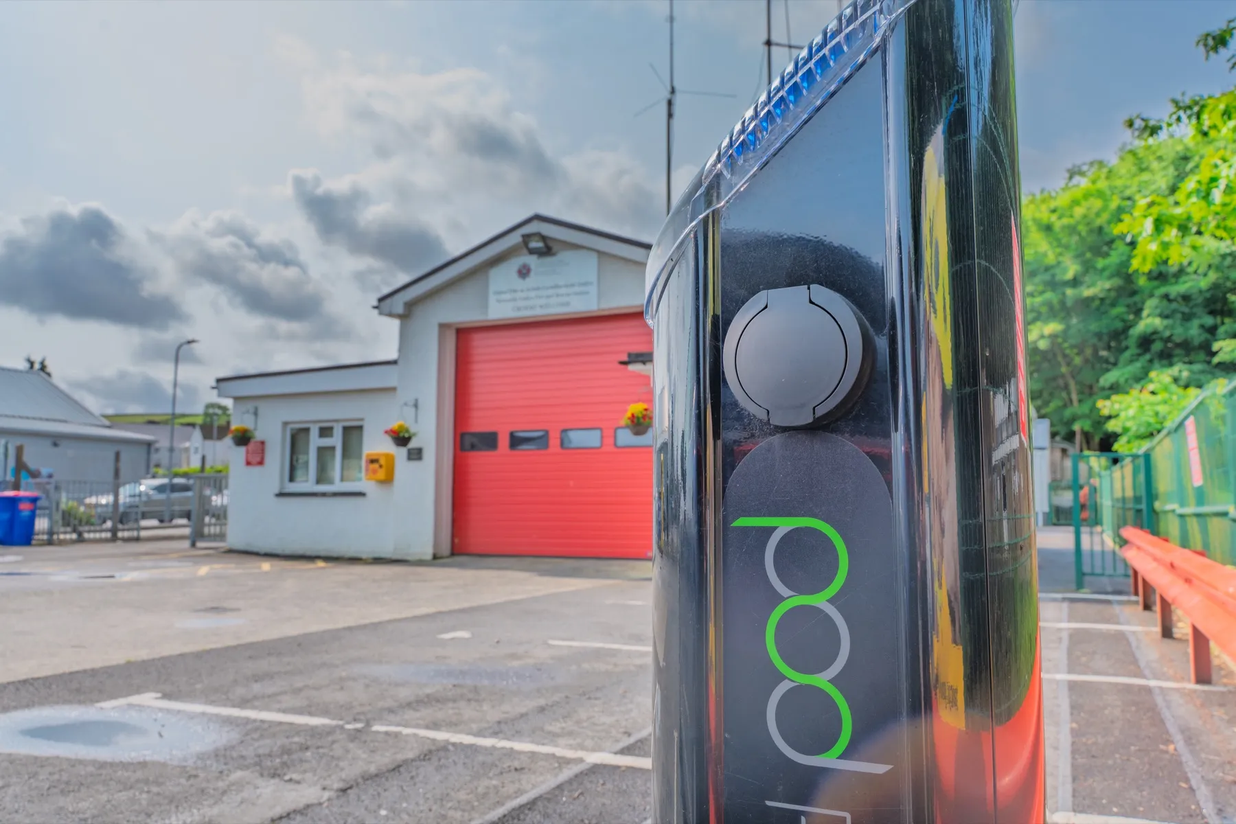 Mid & West Wales Fire and Rescue, EV charging