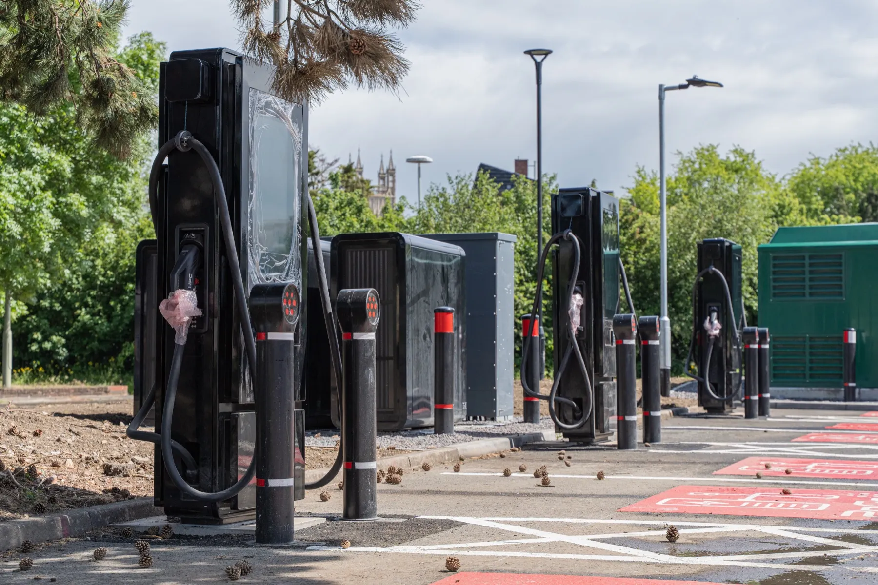 Westgate Retail Park, rapid EV charging hub, Gloucester