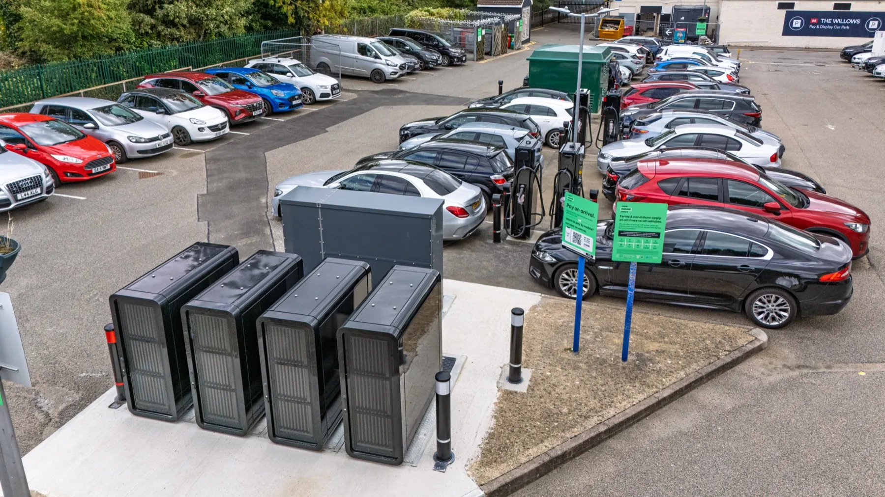 The Willows Shopping Centre, EV charging hub