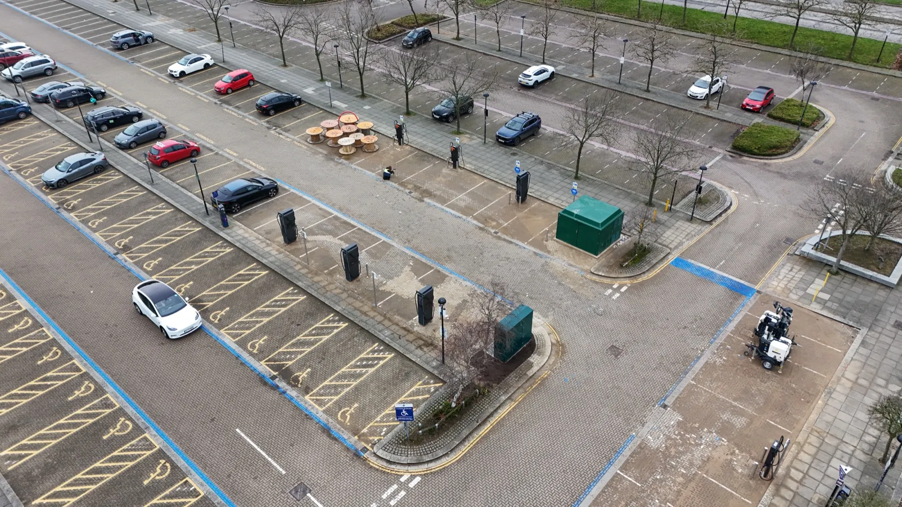 Xscape Milton Keynes, high-power charging hub
