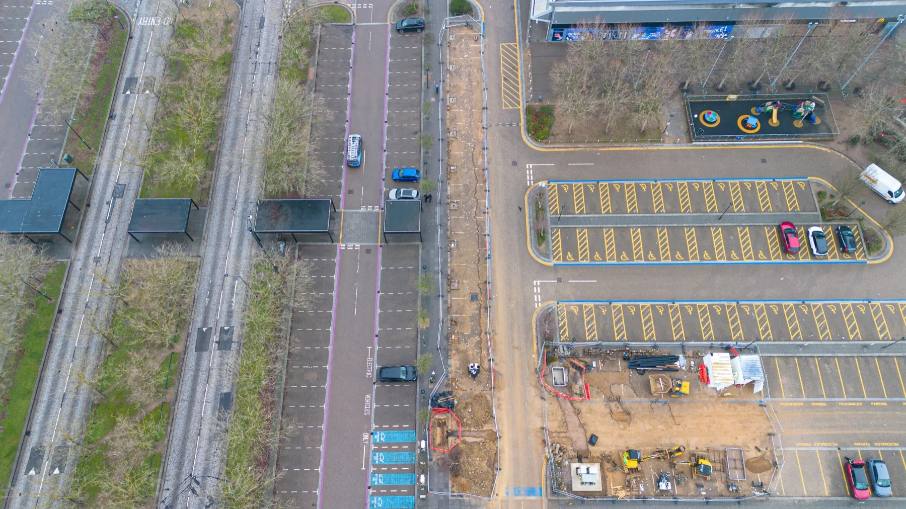 Xscape Milton Keynes, high-power charging hub