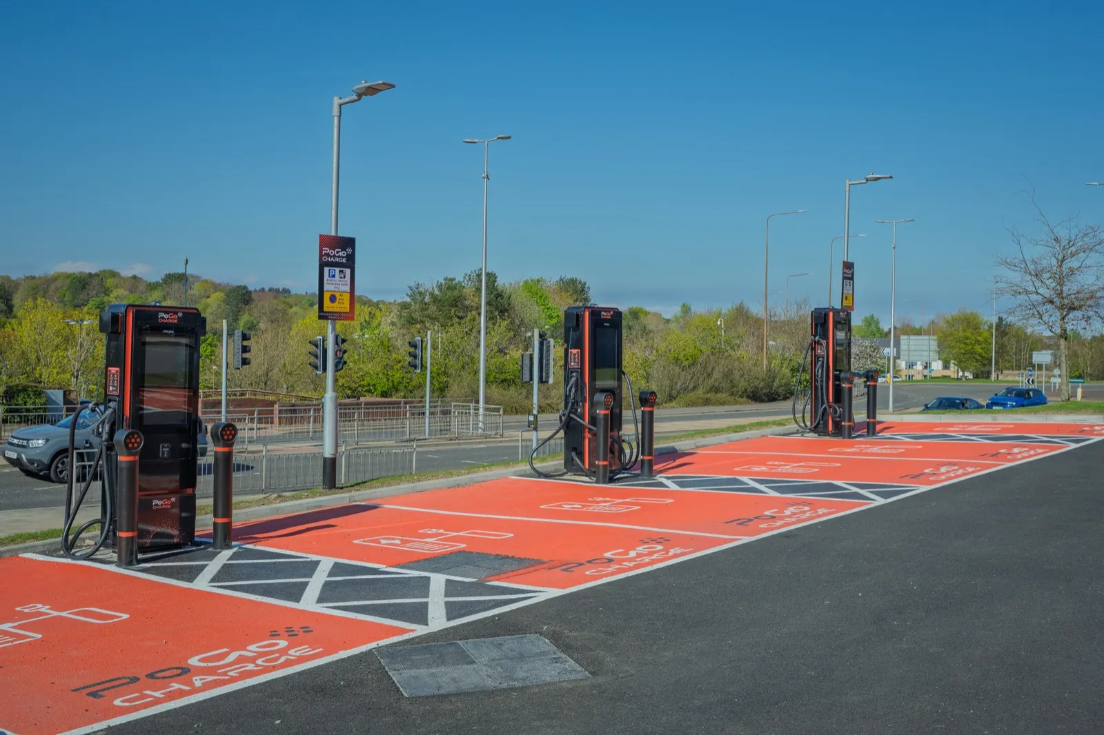 A DC rapid charging hub delivered by Gigawatt