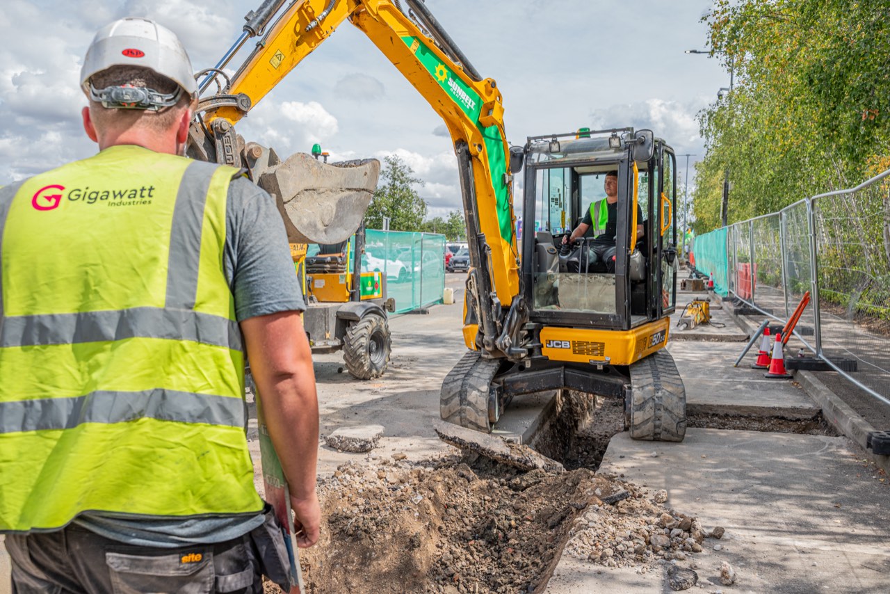 Groundworks underway at Braintree Village North Car Park